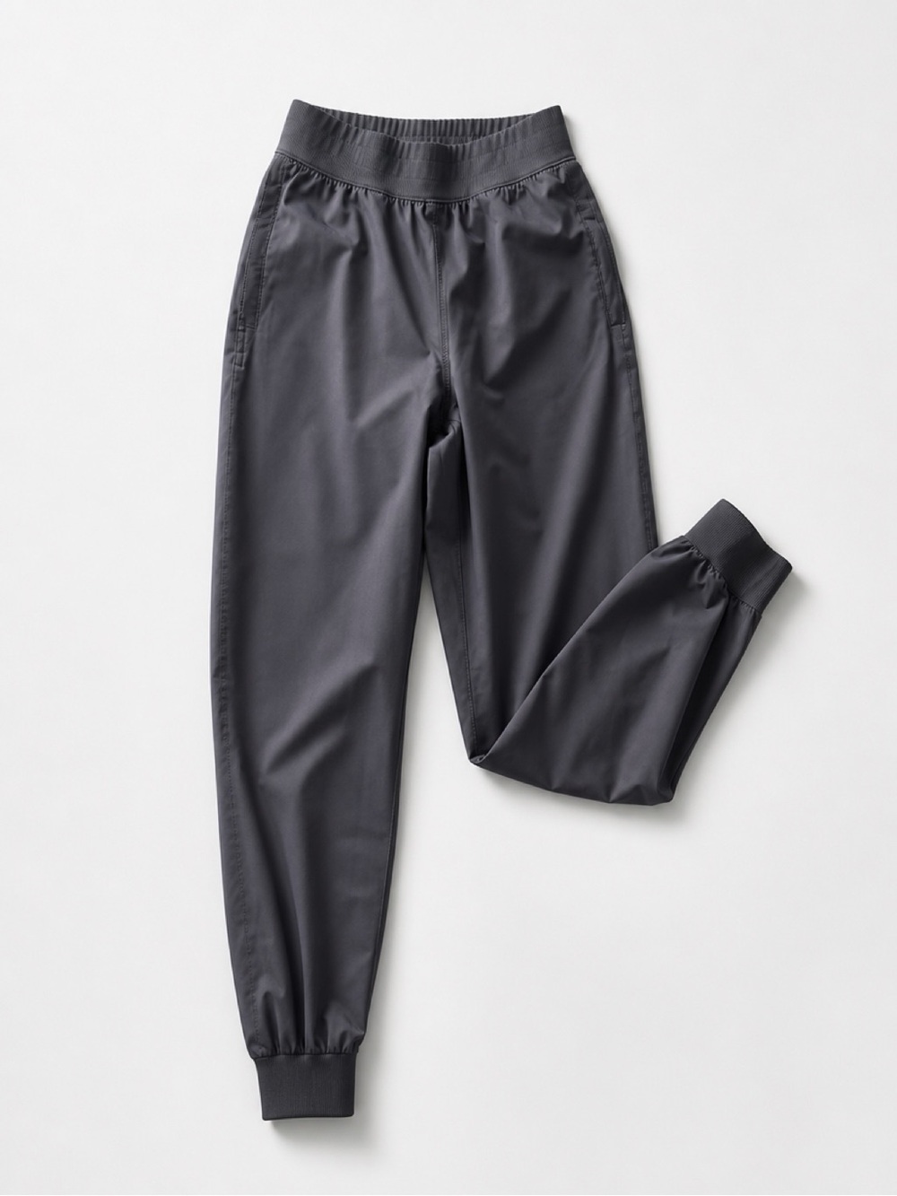 Women’s Black Jogger Pants - Stretch Waist